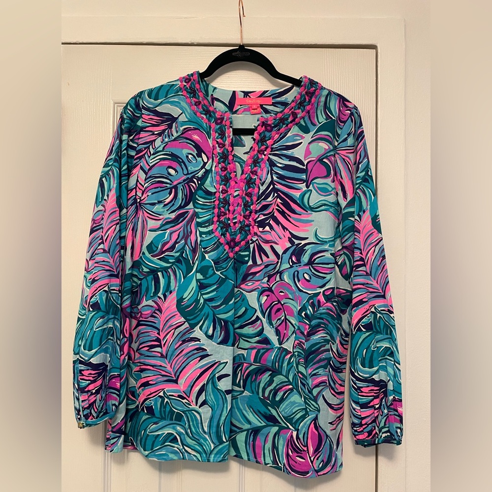 EUC Lilly Pulitzer Coretta Tunic Top